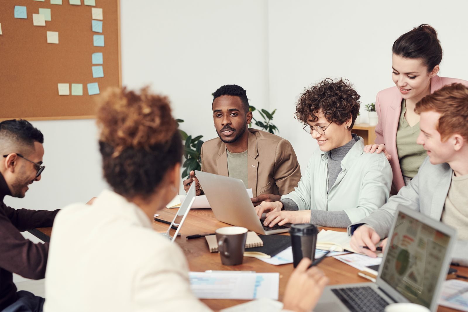 Executives collaborating with renewed momentum